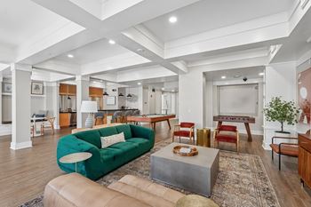 Resident clubhouse with complimentary coffee bar, billiards & foosball